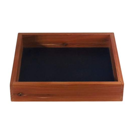 Aromatic Cedar DnD Dice Tray for Dungeons and Dragons, Pathfinder, Wooden Dice Rolling Tray TTRPG Accessory, Dungeon Master Gift for Dad - Dragon Armor Games