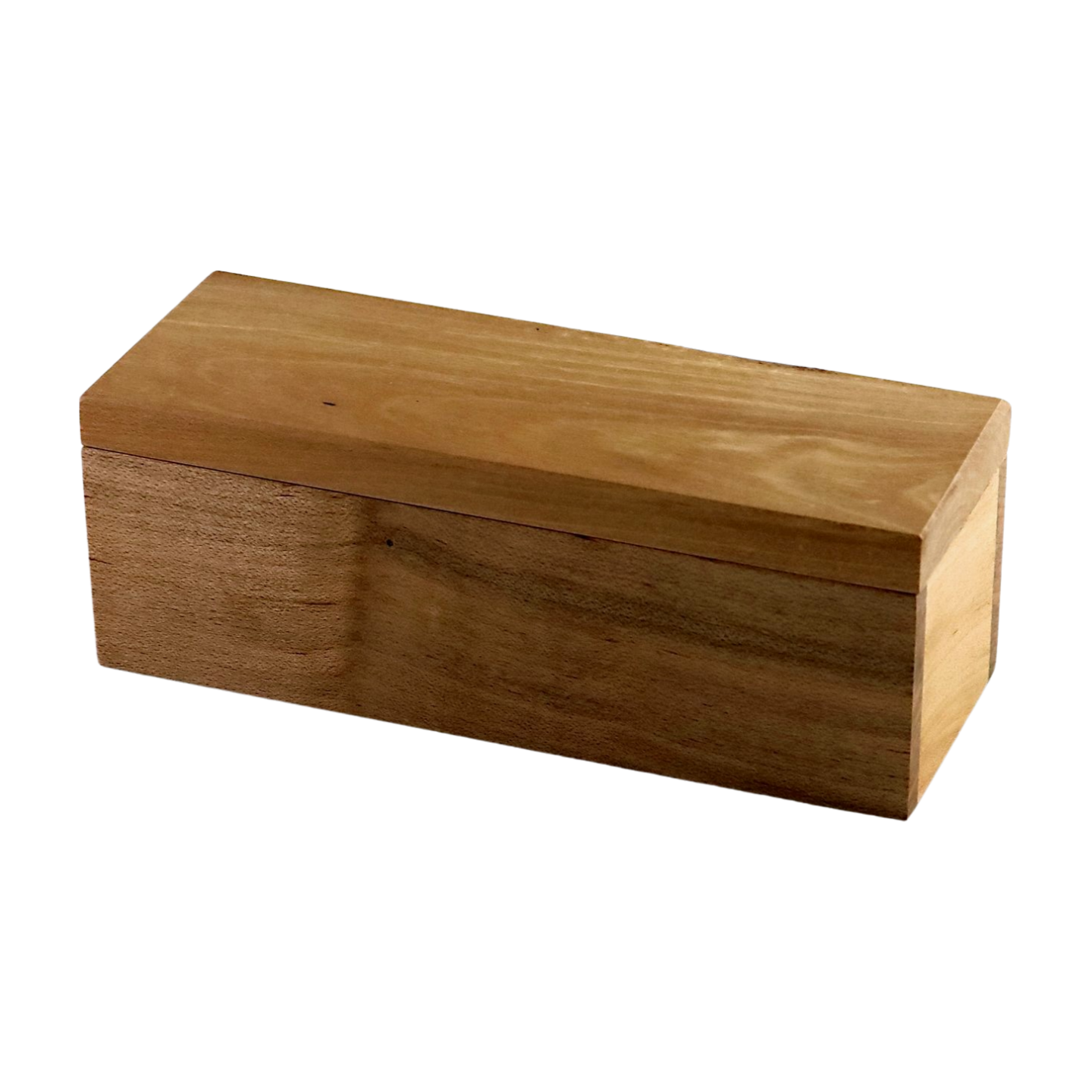 Wooden Dice Vault on a White Background