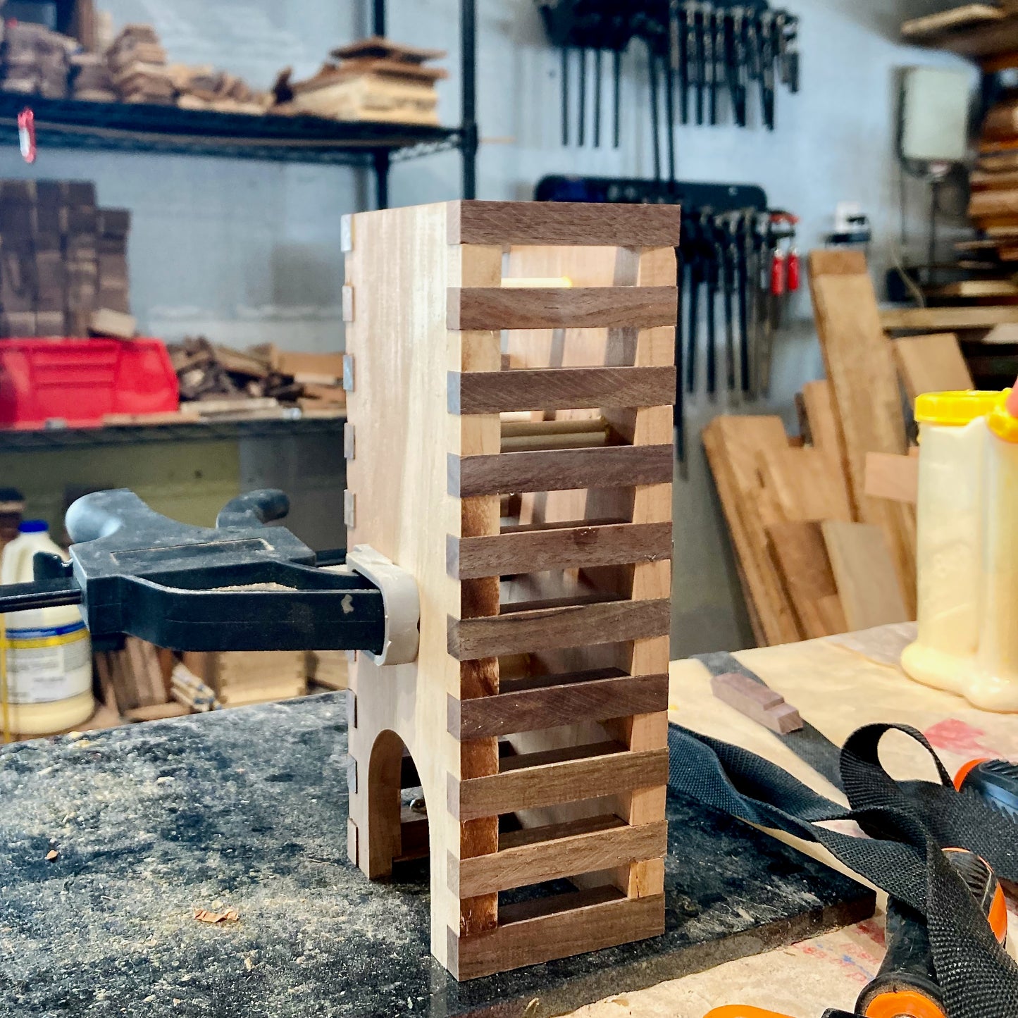 Gothic Grim Reaper Dice Tower Wood, "I am Become Death" DnD Dice Roller, Whimsigoth TTRPG Gaming Setup, Spooky Gift for Him, Memento Mori - Dragon Armor Games