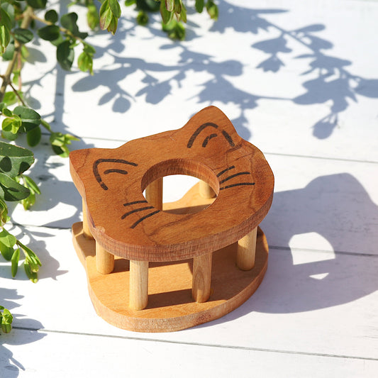 Cute Cat Dice Jail, Kitty Dice Cage, TTRPG DnD Player Gift for Her, Gaming Stocking Stuffer, Wooden Board Game Upgrade, Time Out Dice Prison - Dragon Armor Games