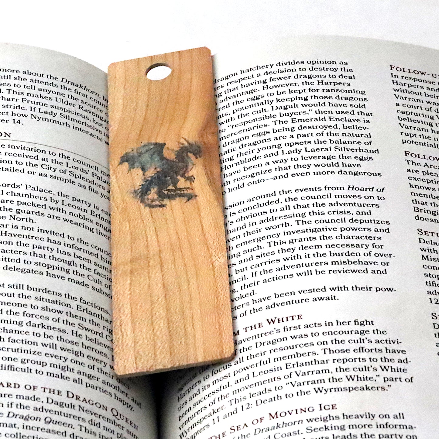 Dragon Wooden Bookmarks - Dragon Armor Games
