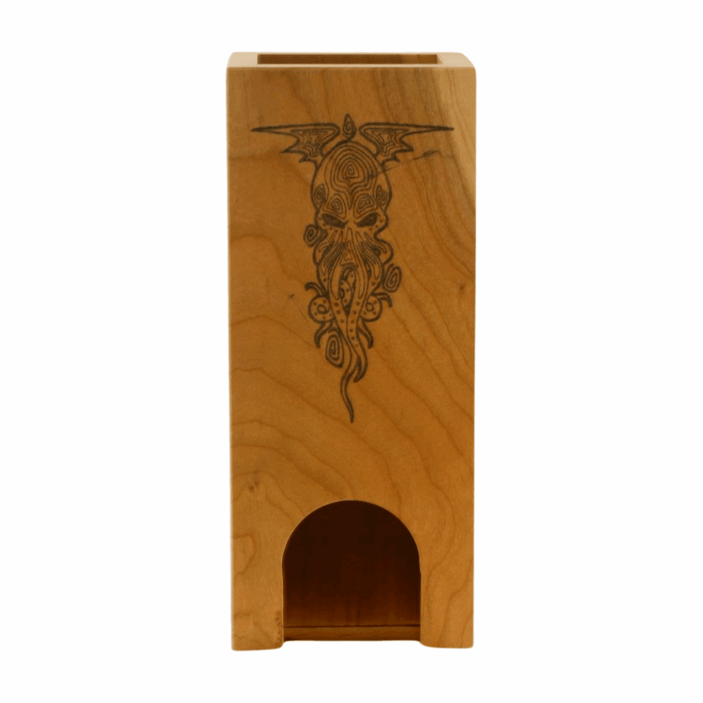 Cherry Dice Tower with Cthulhu Design - Dragon Armor Games