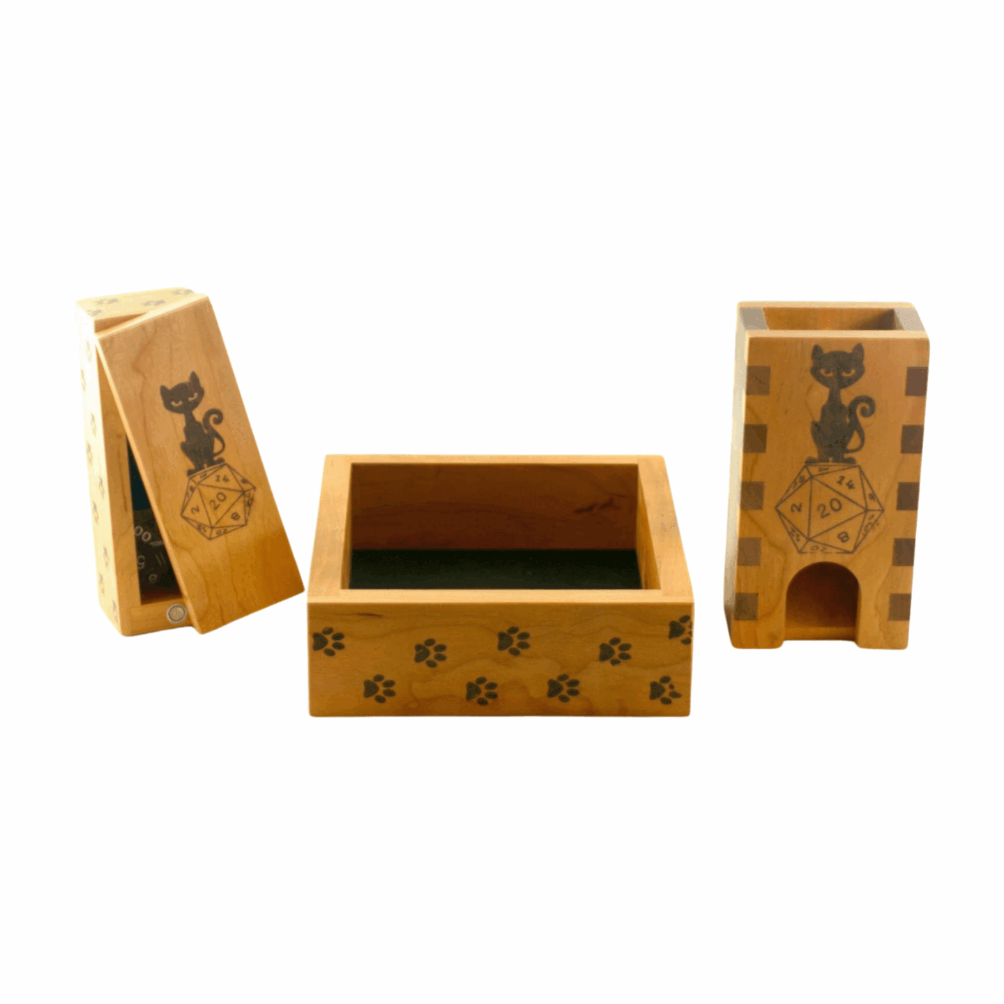 Cherry with Cat D20 - Combo Pack - Dragon Armor Games