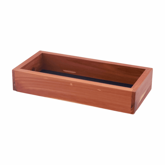 Aromatic Cedar Dice Tray for DnD, Pathfinder, Yahtzee, Bunco, Farkle, Shadowrun, Wooden Valet Tray, Dad Gift for Gamer, Dice Rolling Tray - Dragon Armor Games