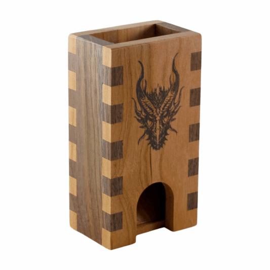 Small Dragon Box Joint Dice Tower - Dragon Armor Games