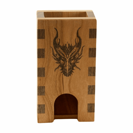 Small Dragon Box Joint Dice Tower - Dragon Armor Games