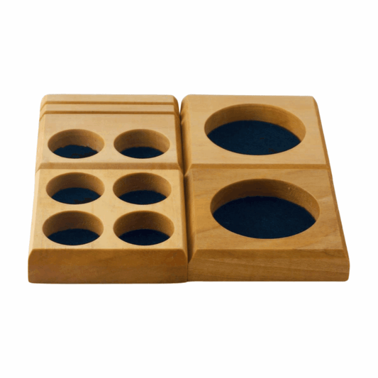 Four Maple Token Tiles for Board Games - Dragon Armor Games