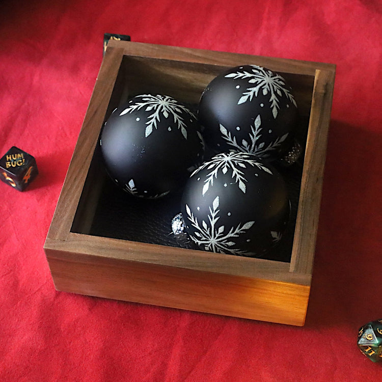 Small Wooden Dice Tray