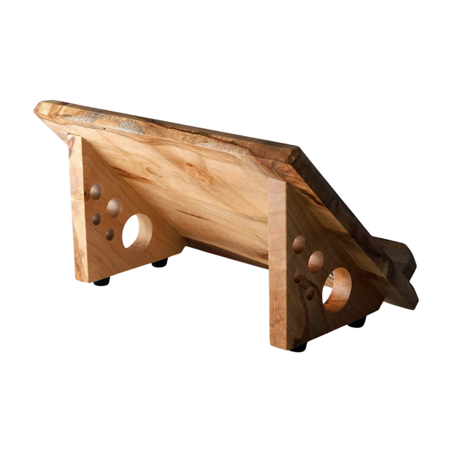 Ambrosia Maple Book Stand on White Background