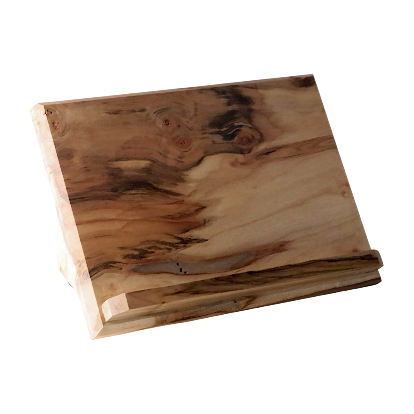 Ambrosia Maple Book Stand on White Background