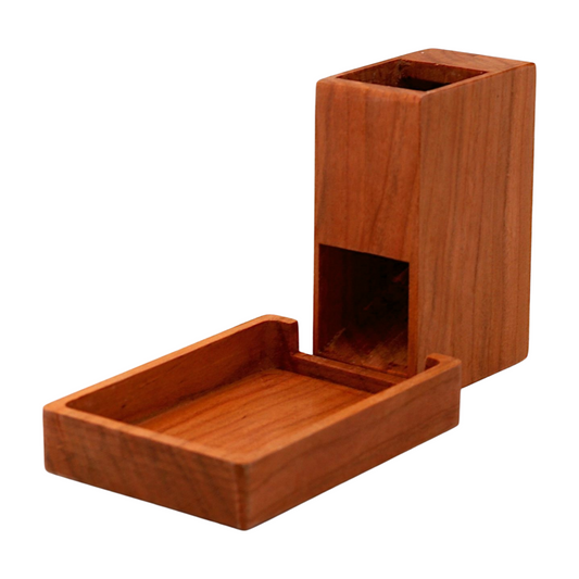 Cherry pocket dice tower and tray