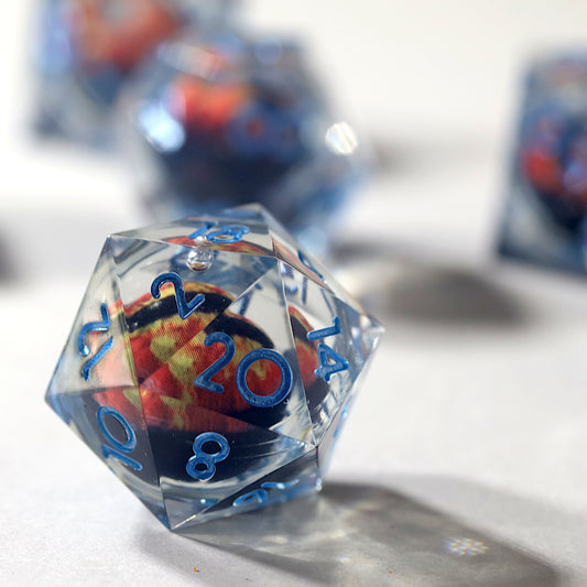 Floating Eye Liquid Core Resin Dice Set - Dragon Armor Games