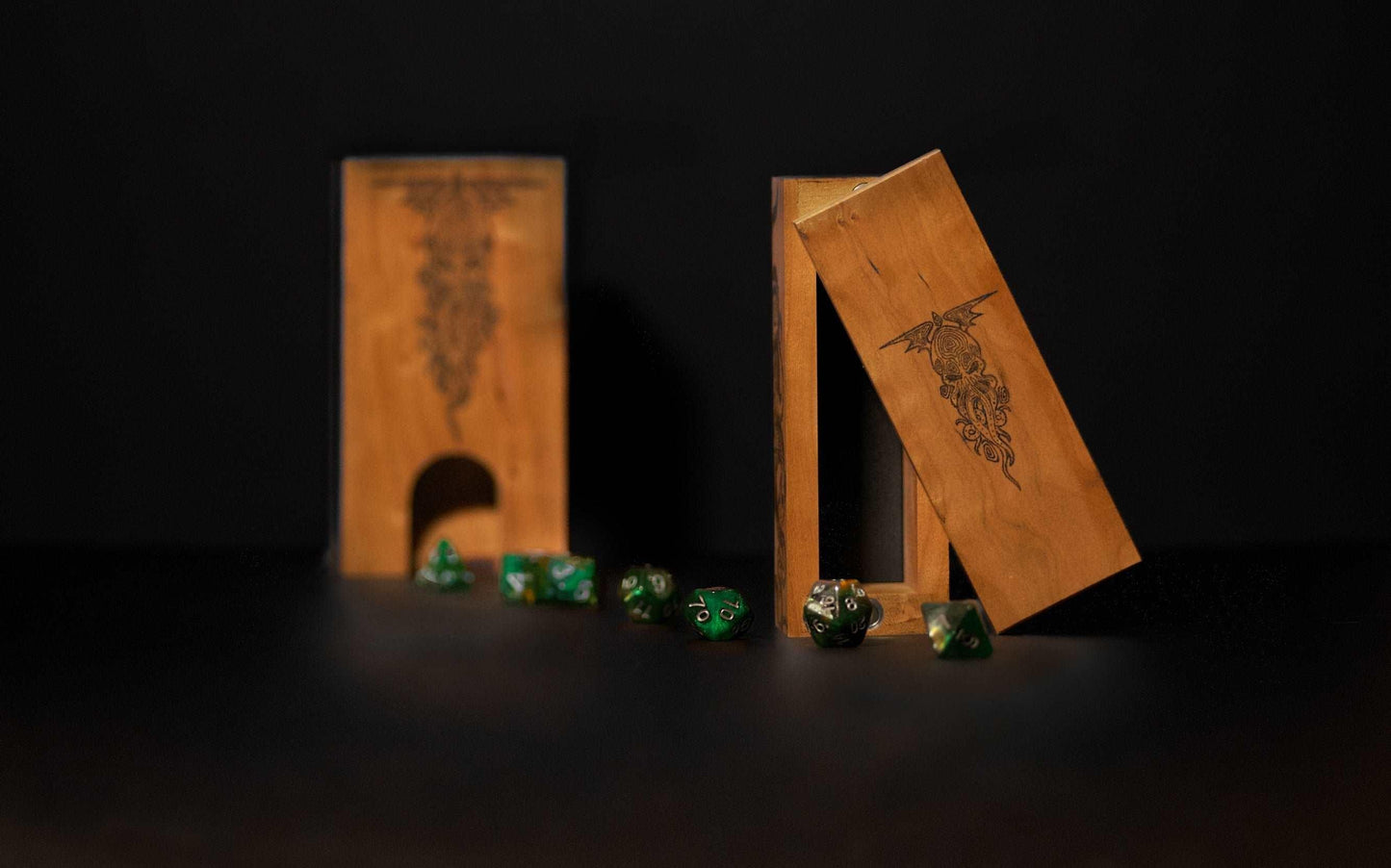 Cherry Dice Vault with Cthulhu - Dragon Armor Games