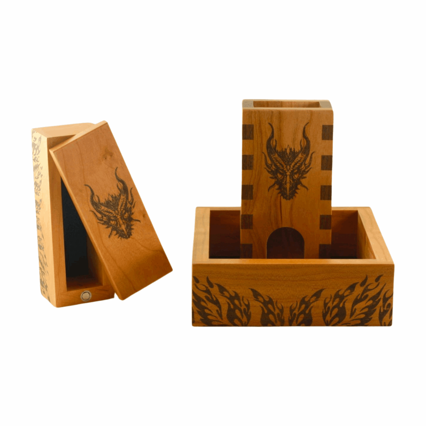 Dragon Three Piece Combo Pack - Dice Tower, Tray, and Vault - Dragon Armor Games