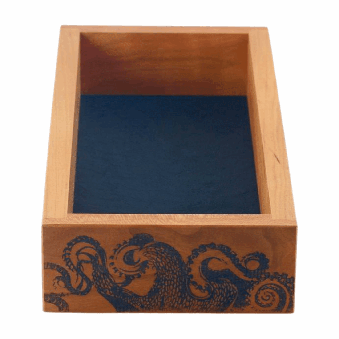 Medium Cherry Dice Tray with Tentacle Design for Tabletop Gaming - Dragon Armor Games