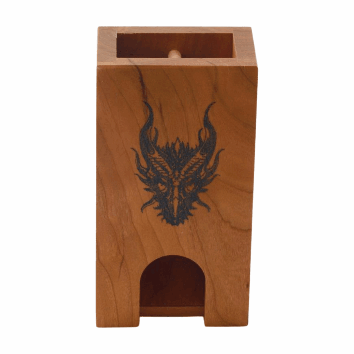 Small Cherry Dice Tower with Dragon - Dragon Armor Games