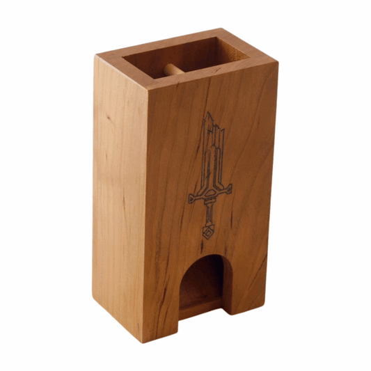 Small Cherry Dice Tower with Sword - Dragon Armor Games